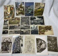 German WWII postcards 15 used 5 unused