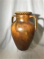 Vintage Fuller Vase w Brown Drip Glaze