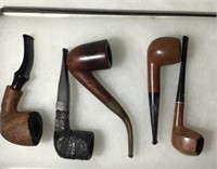 Vintage Wooden Smoking Pipes
