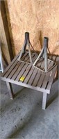 outdoor small table,kitchen step stool,metal stand