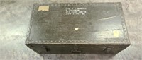 Army Foot locker with inside Tray-Vintage