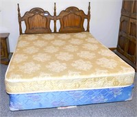Queen Size Bed with Headboard - Brand is Stanley