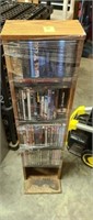 DVD Rack with DVDs