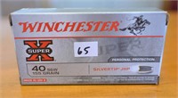 Box of 50 Rounds Winchester 40 Caliber Smith &