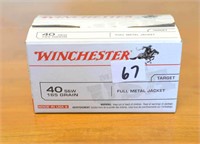 86 Rounds of Winchester 40 Caliber Smith & Wesson