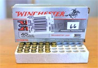28 Rounds of Winchester 40 Caliber Smith & Wesson