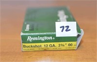 5 Rounds of Remington 12 Gauge Buckshot 2 3/4