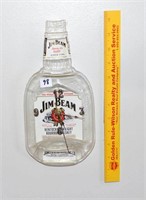 Jim Beam Glass Bottle Clock - Battery Operated