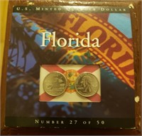 2004-d Unc. Florida State Quarter Informational