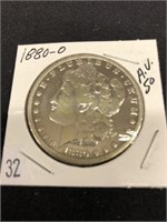1880-o Morgan Silver Dollar, A.u. - 
50