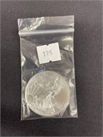 2012 1 Oz Pure Silver American Eagle Coin, Mint