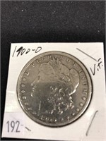 1900-o Morgan Silver Dollar, V. F.