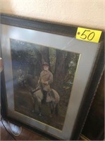 Lg. General framed pic