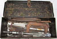Vintage Tool Box with Tools #3