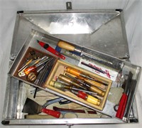 Vintage Tool Box with Tools #4