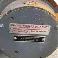 Chubb-Mosley And Taylor Concrete Safe