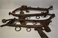 2- Sets of Vintage Metal Horse Hames