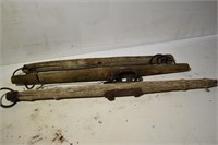 3- Vintage Wood Single Trees