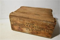 Vintage Lamson& Sessions Co. Wood Crate