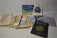 Vintage Aviation Maps & Books