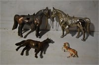 Vintage Metal Horses