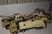 Vintage Tonka Toy Chevron Trucks