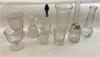 LOT OF EARLY PRESSED GLASS