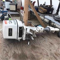 Johnson 25 Hp Outboard Motor With Gas Tank