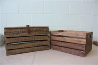 2 Wooden Crates