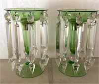 VICTORIAN GIRONDAL CANDLE LAMPS