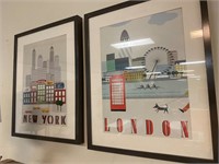 New York and london pictures