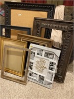 Group: 7 Empty Picture Frames