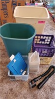 Waste Baskets, Small Crates/Totes, Light