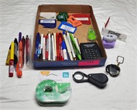 Pens/Pencils, Magnifying Glass, Letter Openers