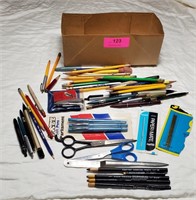 Stapler, Pens/Pencils, Glaze Pencil, Scissors