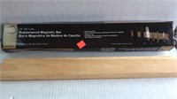 Rubber wood Magnetic Bar. 18”x2 3/8”x 3/4”