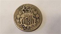 1870 Shield Nickel