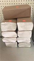 9 pkgs folded paper towels.