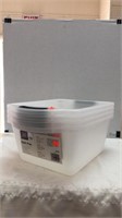 4 cnt of Dish Pans/Plastic Containers - 11 in. x