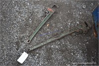 2 Rigid Pipe Wrenches