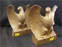 Brass Eagle Formed Bookends