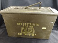 Military 5.56 mm Ammo Box.