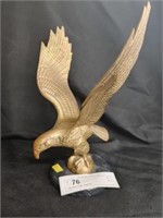Cast Brass Eagle Sculpture