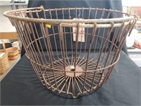 Vintage Wire Form Egg Basket