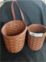(2) Longaberger Basket