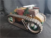 Early Tin Litho Wind Up Tank