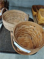 (2) Longaberger basket