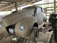 OLD 1941 FORD COUPE - RARE MOTOR
