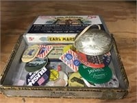 Buttons And Cigar Box