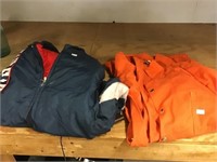 3x Jumpsuit, Chevy Jacket, Damaged Size Unknown